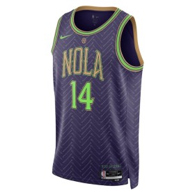 Dres New Orleans Pelicans Brandon Ingram Nike 2024-25 City Edition Ljubičasta Swingman